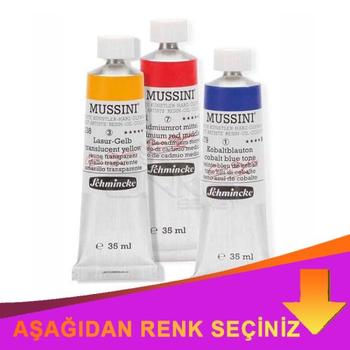 Schmincke Mussini 35ml Yağlı Boya İndirimli Renkler