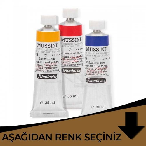 Schmincke Mussini 35ml Yağlı Boya Kahverengi Tonlar