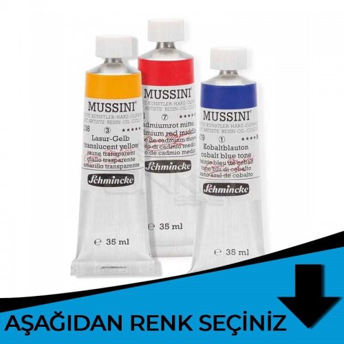 Schmincke Mussini 35ml Yağlı Boya Mavi Tonlar