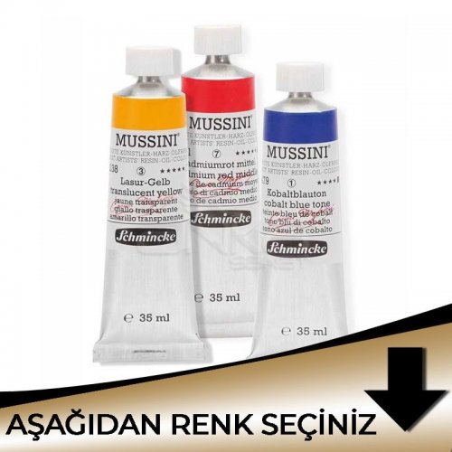 Schmincke Mussini 35ml Yağlı Boya Metalik Tonlar