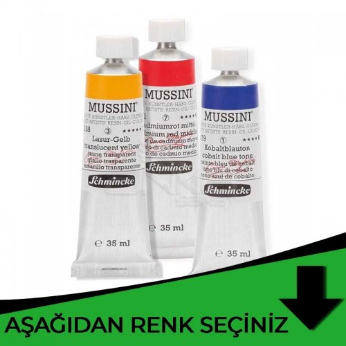 Schmincke Mussini 35ml Yağlı Boya Yeşil Tonlar