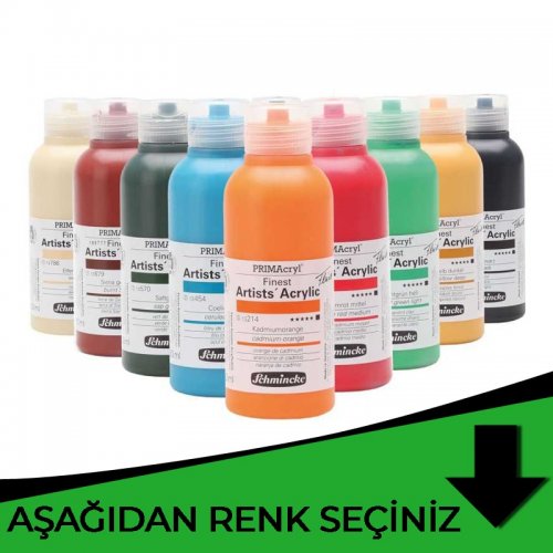 Schmincke Primacryl Akrilik Boya 250ml Yeşil Tonlar