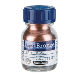 Schmincke - Schmincke Aqua Bronze Sulu Boya Yaldız Pigment 20ml 814 Copper