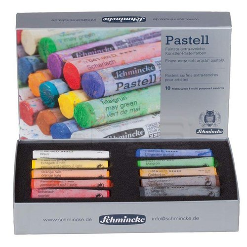 Schmincke Soft Pastel Boya Seti Cardboard 10lu