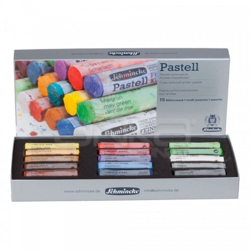 Schmincke Soft Pastel Boya Seti Cardboard 15li