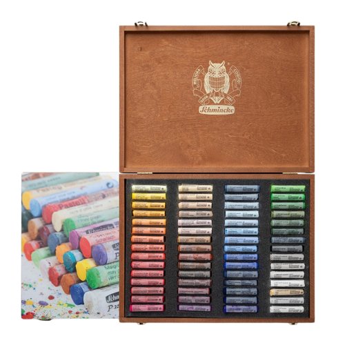 Schmincke Soft Pastel Boya Seti Cardboard 60lı Ahşap Kutu