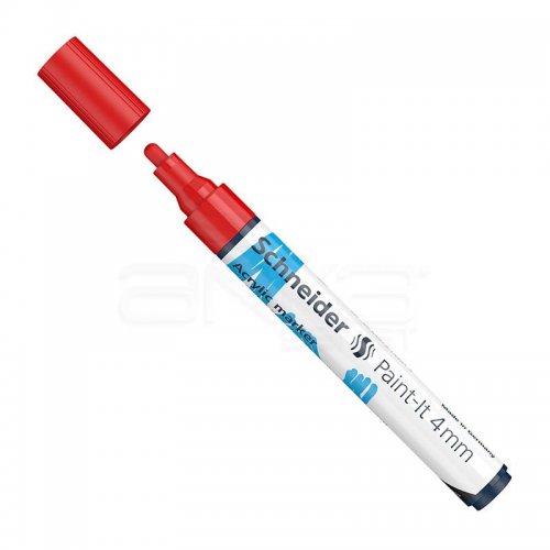 Schneider Akrilik Marker Kalem 320 4mm 202 Red - 202 Red