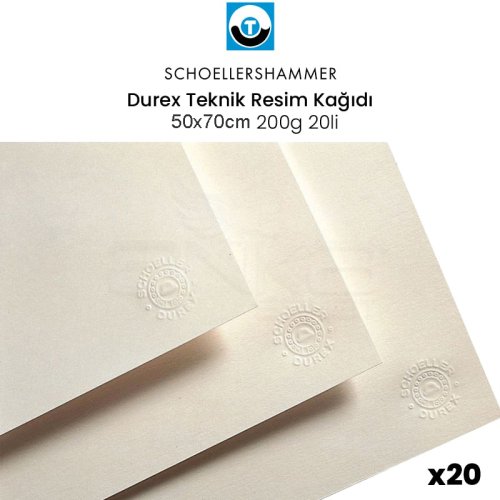 Schoellershammer Durex Teknik Resim Kağıdı 50x70cm 200g 20li