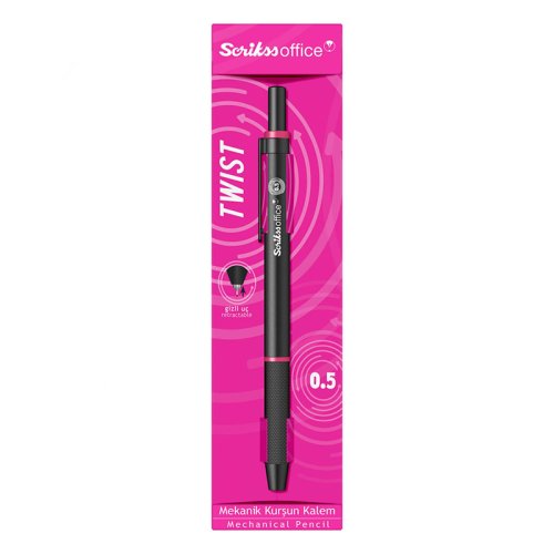 Scrikss Twist Versatil Kalem 0,5 Pembe