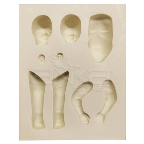 Sculpey Flexible Push Mold Esnek Model Kalıbı Bebe APM72