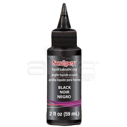 Sculpey Sıvı Polimer Kil 59ml Black ALSBK02