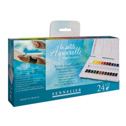 Sennelier - Sennelier Aquarelle Sulu Boya 24lü Tablet 131681