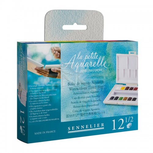 Sennelier Aquarelle Sulu Boya Seyahat Seti 12li Tablet N131680