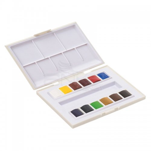 Sennelier Aquarelle Sulu Boya Seyahat Seti 12li Tablet N131680