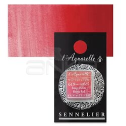 Sennelier - Sennelier Artist Tam Tablet Sulu Boya Yedek Seri 2 619 Bright Red