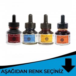 Sennelier - Sennelier Ink Çizim Mürekkebi 30ml Mavi Tonlar