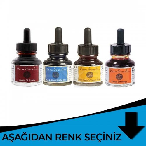 Sennelier Ink Çizim Mürekkebi 30ml Mavi Tonlar