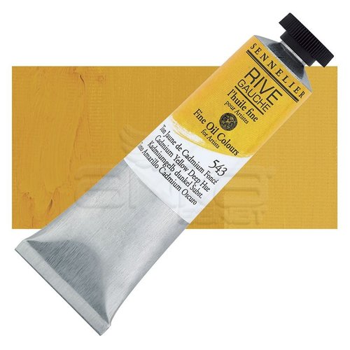 Sennelier Rive Gauche Yağlı Boya 40ml 543 Cadmium Yellow Dp Hue - 543 Cadmium Yellow Dp Hue