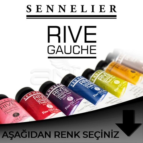 Sennelier Rive Gauche Yağlı Boya 40ml Siyah Tonlar