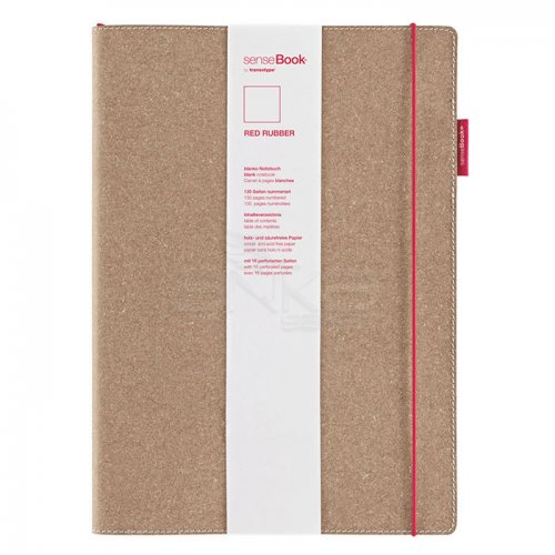 Transotype Sensebook Red Rubber Defter 135 Yaprak A4