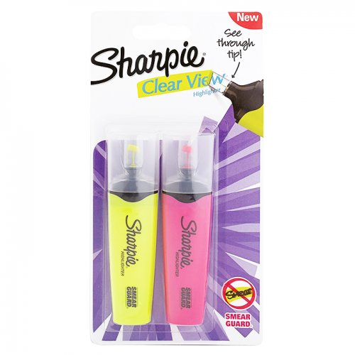 Sharpie Clear View Fosforlu İşaretleme Kalemi 2li