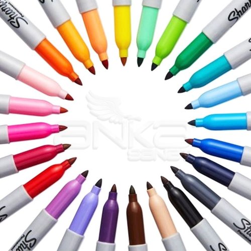 Sharpie Fine Permanent Marker 28li Karışık Kutu Balık