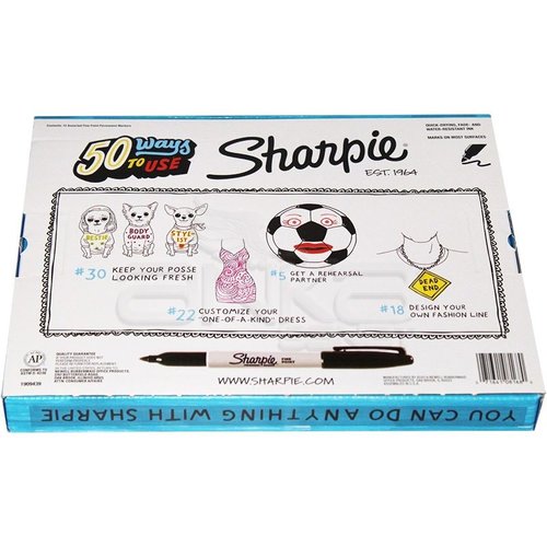 Sharpie Fine Point Marker Kalem 10+2 Set