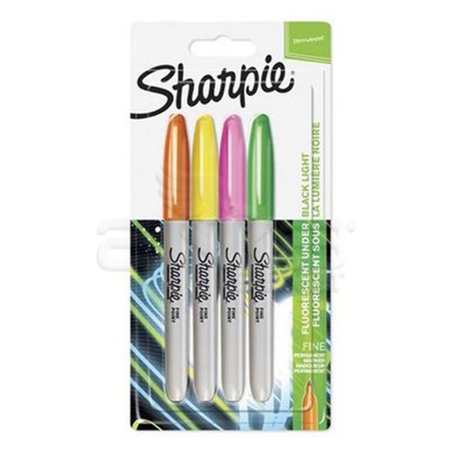 Sharpie Fine Point Marker Kalem 4lü Set Neon Renkler