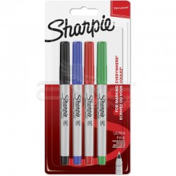 Sharpie - Sharpie Ultra Fine Point Marker Kalem 4lü Set