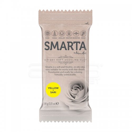 Smarta Hava ile Kuruyan Modelleme Hamuru 100g Sarı - Sarı