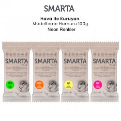 Smarta - Smarta Hava ile Kuruyan Modelleme Hamuru Neon Renkler