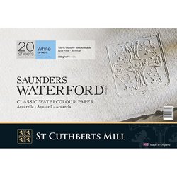 Saunders Waterford Cold Pressed Natural White Blok 20 Yaprak 300g - Thumbnail