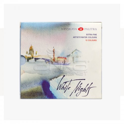 St Petersburg White Nights Extra Fine Sulu Boya Seti 12li Tam Tablet Kod:1942036