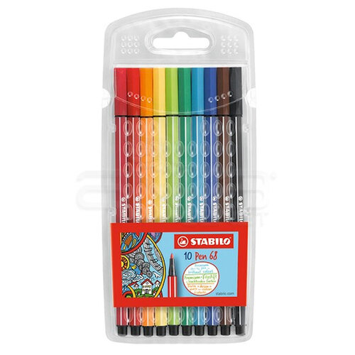 Stabilo Pen 68 Keçe Uçlu Kalem 10lu Set