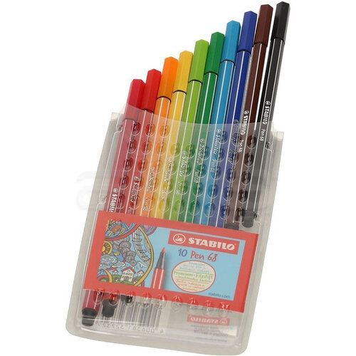 Stabilo Pen 68 Keçe Uçlu Kalem 10lu Set