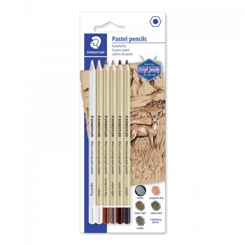 Staedtler Mars Lumograf Pastel Kalem 6lı Set 100P-SBK6