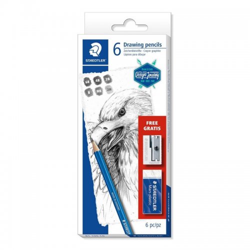 Staedtler Mars Lumograf Kurşun Kalem 6lı Set 61100-C6