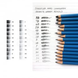 Staedtler Mars Lumograph Dereceli Kalem Seti 24lü - Thumbnail