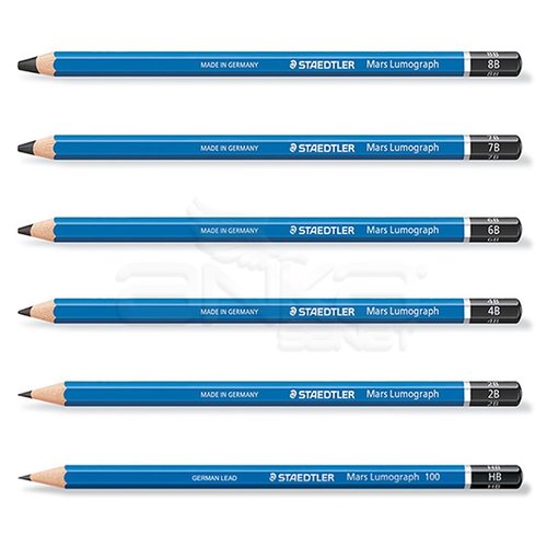 Staedtler Mars Lumograph Dereceli Kalem Seti 6lı