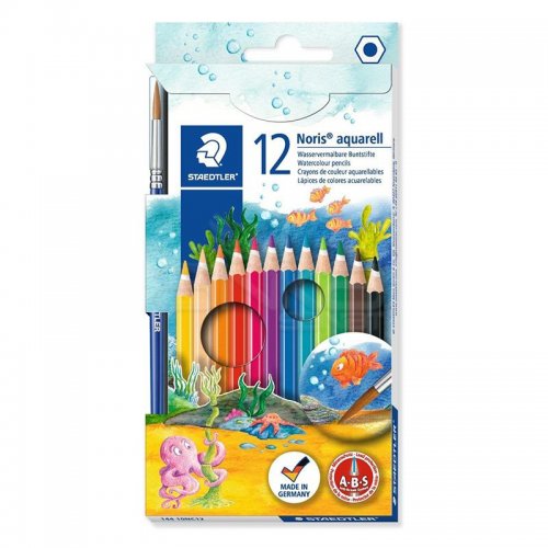 Staedtler Noris Aquarell Sulu Boya Kalem Seti 12li 14410NC12