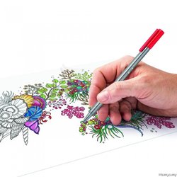 Staedtler Triplus Fineliner İnce Uçlu Keçeli Kalem 0.3mm 15li Kalpli Kutu - Thumbnail