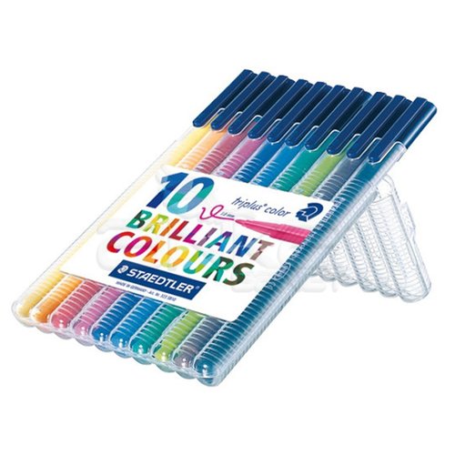 Staedtler Triplus Color Keçe Uçlu Kalem 1.0mm 10lu Set