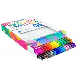 Staedtler Triplus Fineliner İnce Uçlu Keçeli Kalem 0.3mm Brilliant Colours 30lu - Thumbnail