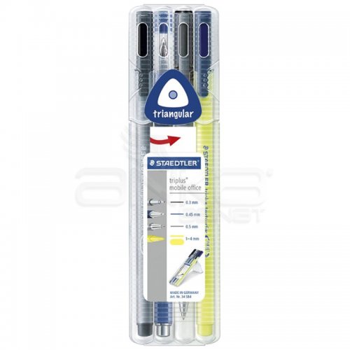 Staedtler Triplus Mobile Office Keçe Uçlu Kalem 4lü Set