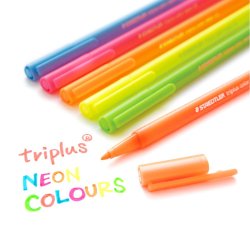 Staedtler Neon Colours Triplus 1.0mm 6lı Set - Thumbnail