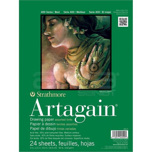 Strathmore Artagain Drawing Paper Karışık 24 Yaprak 160g 400 Series