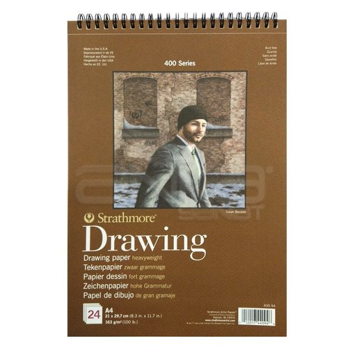 Strathmore Drawing Heavyweight Eskiz Defteri 24 Yaprak 163g 400 Series