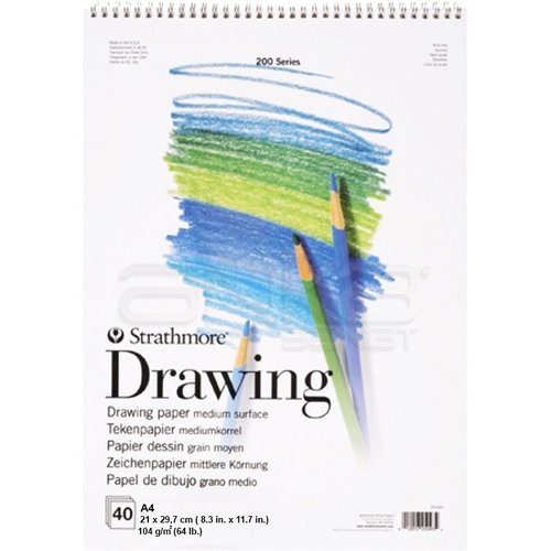 Strathmore Drawing Spiralli Blok 40 Yaprak 104g Seri 200