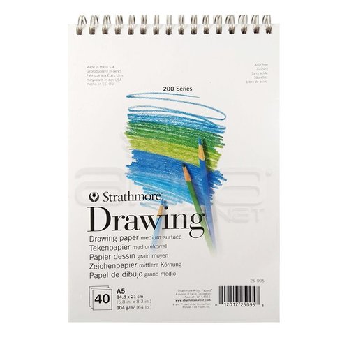 Strathmore Drawing Spiralli Blok 40 Yaprak 104g Seri 200