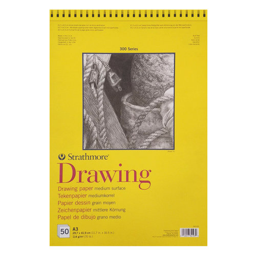 Strathmore Drawing Spiralli Blok 50 Yaprak 114g Seri 300